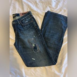 Lucky Brand Jeans Women's 8/29 Dark Blue Sweet N Low Bootcut Stretch 7W10796
